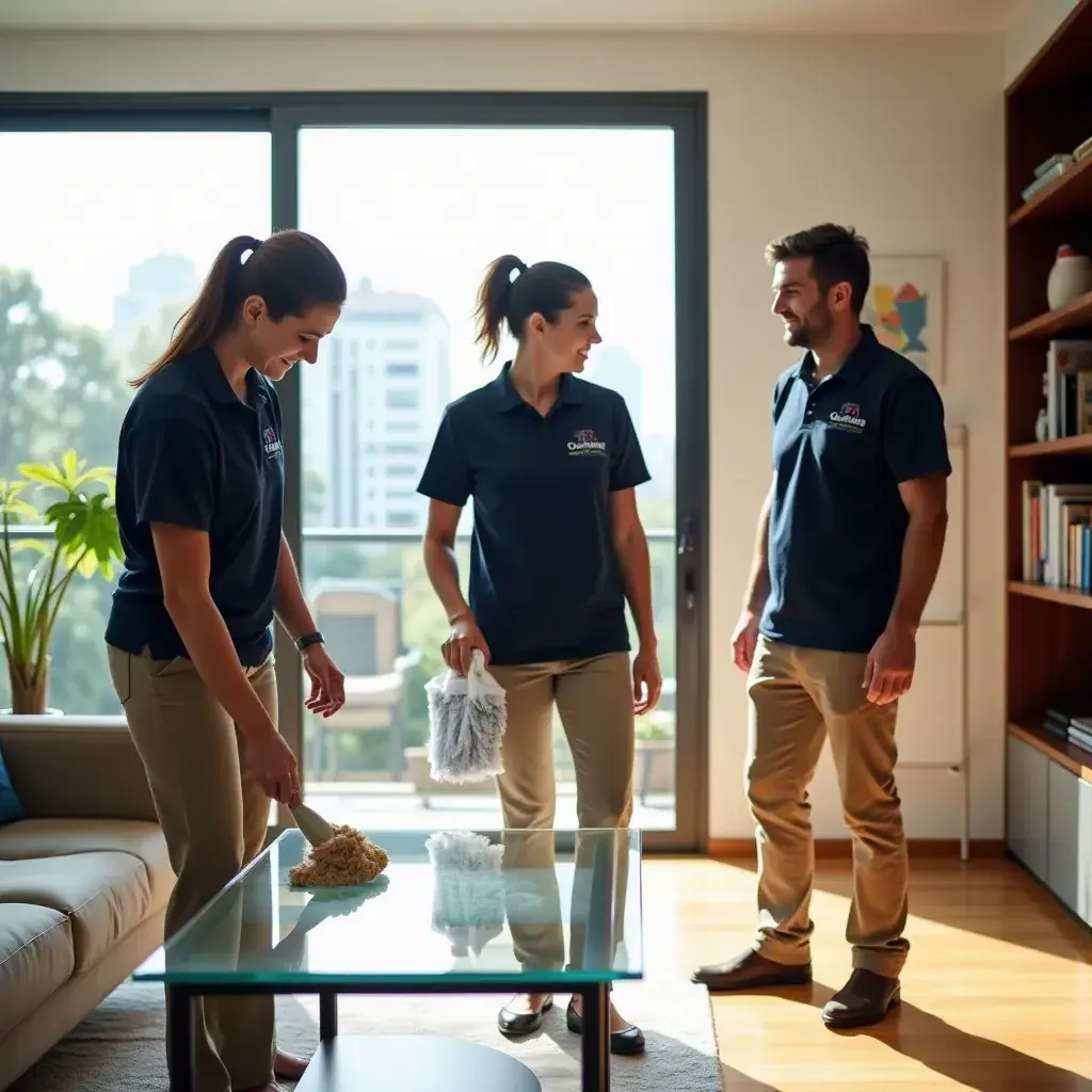A close-up of a cleaning checklist detailing specific tasks completed in an apartment.